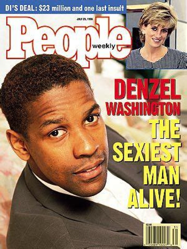 Denzel Washington, 1996 from People's Sexiest Man Alive Through the