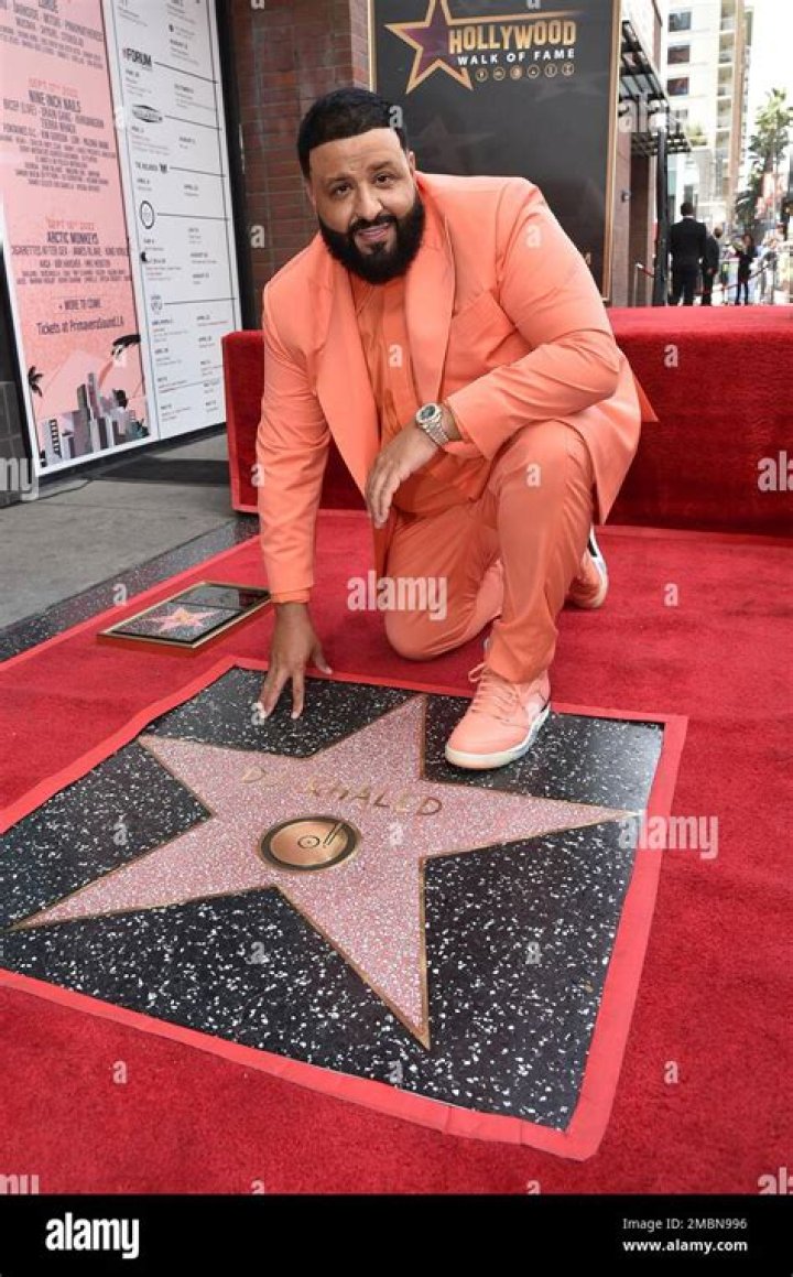 DJ Khaled Hollywood "Walk of Fame Star"