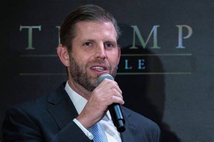 Eric F. Trump's height, weight. Wellknown American entrepreneur