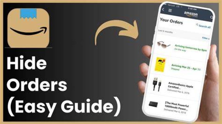 How to Hide an Order or Purchase on Amazon