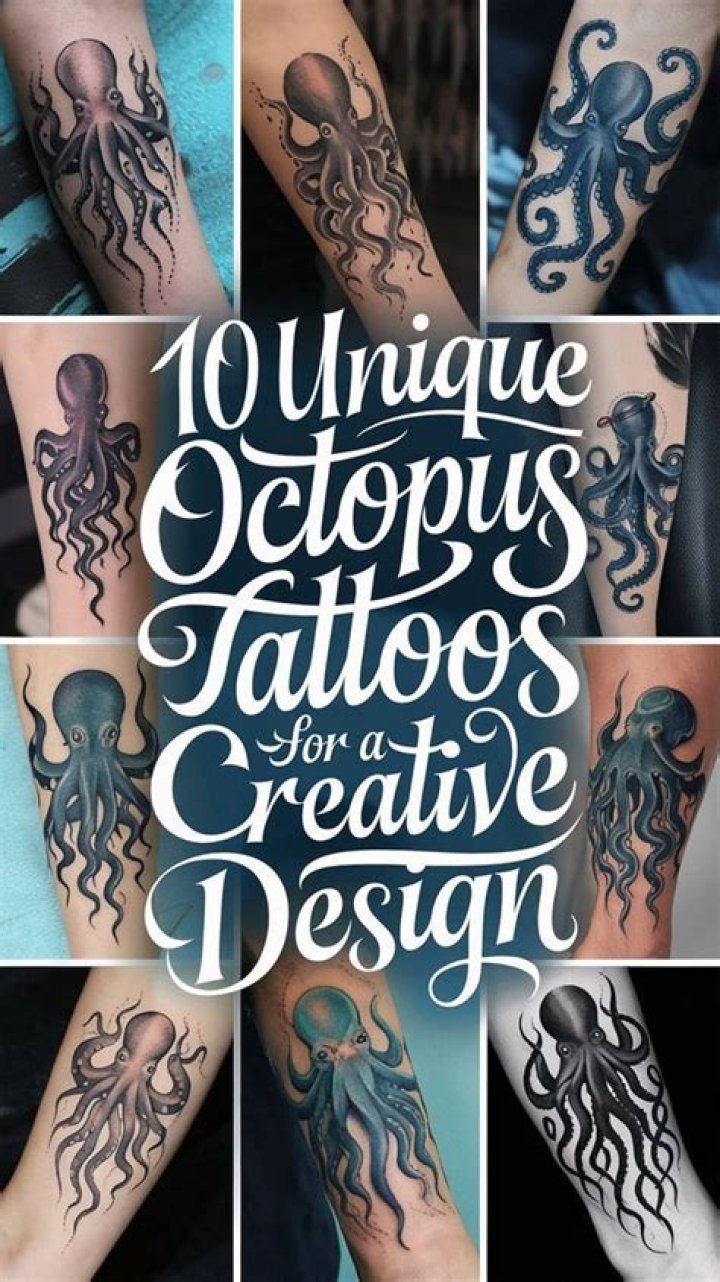 Octopus Tattoos For Limitless Creativity