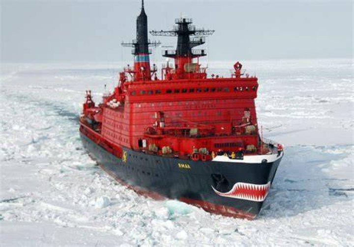The Yamal is a nuclear powered ice breaker planned and started under