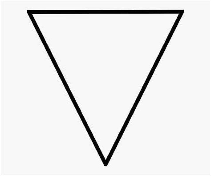 Transparent Upside Down Triangle, HD Png Download , Transparent Png